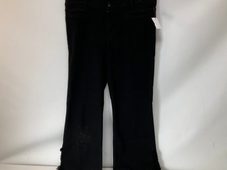 Jeans Flared By J Brand In Black Denim, Size: 14 Online Hot Sale