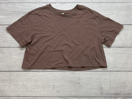 Top Short Sleeve Basic By Bp In Brown, Size: L Online now