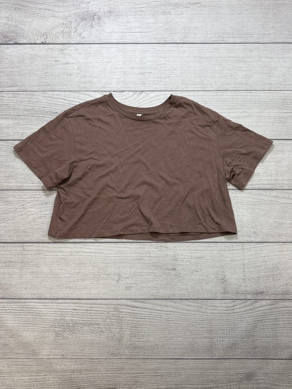 Top Short Sleeve Basic By Bp In Brown, Size: L Online now