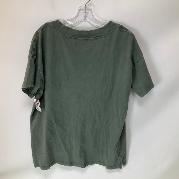 Top Short Sleeve By Aerie In Green, Size: S For Cheap