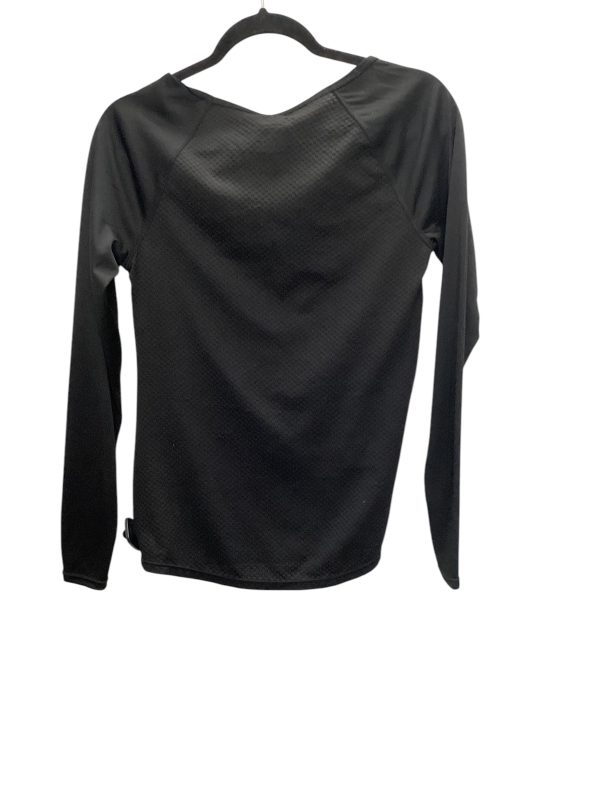 Athletic Top Long Sleeve Crewneck By Danskin Now In Black, Size: S For Cheap