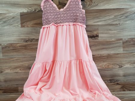 Dress Casual Maxi By Clothes Mentor In Pink, Size: L on Sale