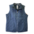 Blue Vest Puffer & Quilted By Chicos, Size: M Online Hot Sale