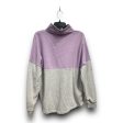 Athletic Top Long Sleeve Collar By Pink In Grey & Purple, Size: M Discount