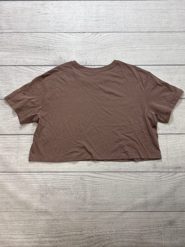 Top Short Sleeve Basic By Bp In Brown, Size: L Online now