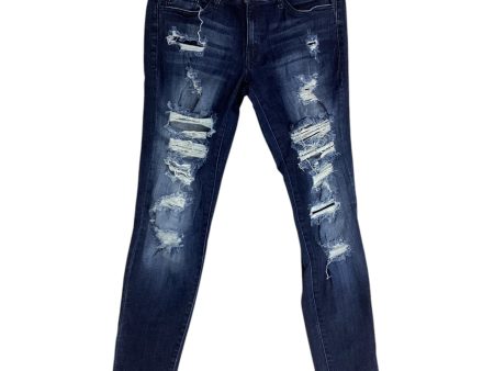 Jeans Straight By Kancan In Blue Denim, Size: 6 For Cheap