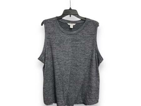 Athletic Tank Top By Athleta In Grey, Size: 2x For Cheap