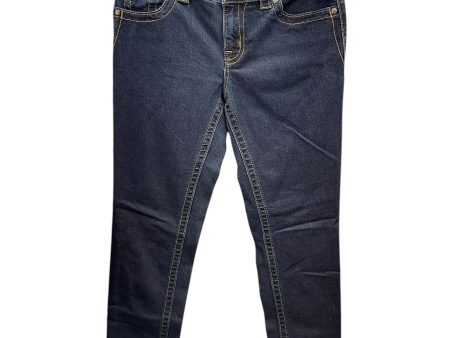 Jeans Straight By Miss Me In Blue Denim, Size: 8 Online now